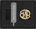 Шильд-символ Moleskine Zodiac Рак металл золотистый коробка с европод. PINCANCERGOLD