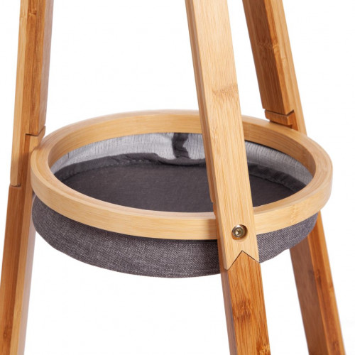 Вешалка (mod. JWFU-3464), прессованный бамбук, 38,3 х 38,3 х 170 см, натуральный