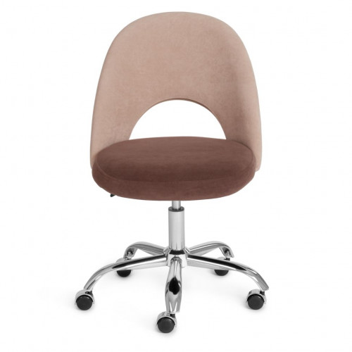 Кресло LATINA, флок , бежевый/коричневый, 7/6