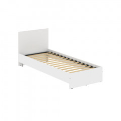 Кровать с изголовьем KBW 208.1 Белый 800х2000х800