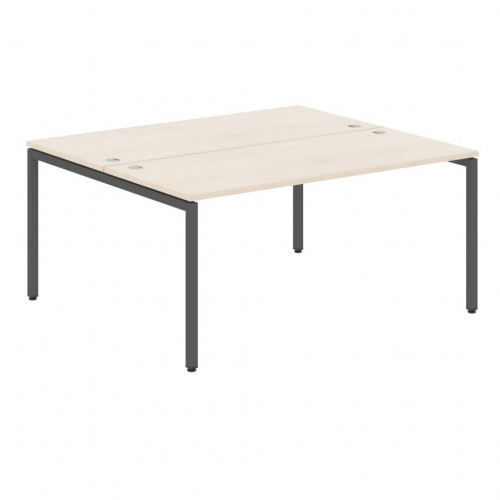 Стол 2-х местный XWST 1614 Бук Тиара/Антрацит 1600х1406х750 XTEN-S