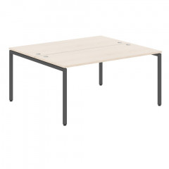 Стол 2-х местный XWST 1614 Бук Тиара/Антрацит 1600х1406х750 XTEN-S
