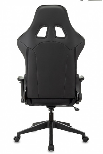 Кресло игровое Zombie VIKING 4 AERO Edition черный ткань/эко.кожа с подголов. крестов. пластик