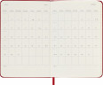 Ежедневник Moleskine CLASSIC Pocket 90x140мм 400стр. красный