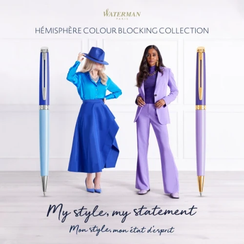 Ручка шариков. Waterman Hemisphere Colour Blocking (2179927) Blue CT M син. черн. подар.кор.