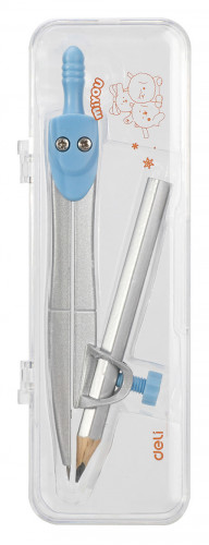 Циркуль Deli EH601 в компл.:карандаш