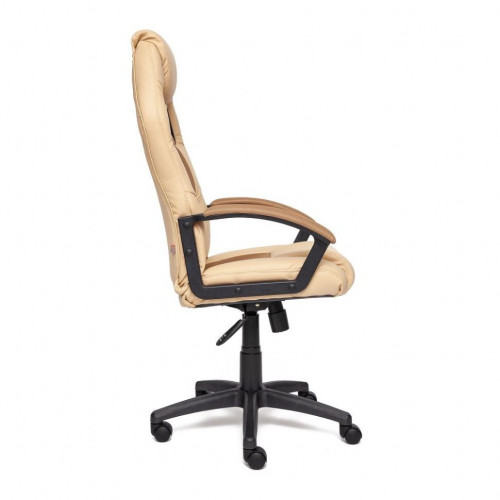 Кресло DRIVER, кож/зам/ткань, бежевый/бронзозый, 36-34/21
