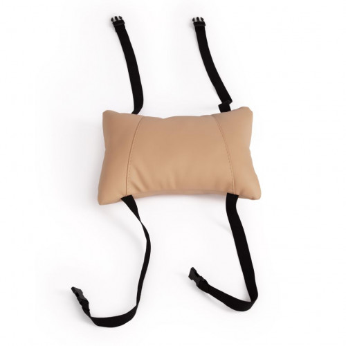 Кресло DRIVER, кож/зам/ткань, бежевый/бронзозый, 36-34/21