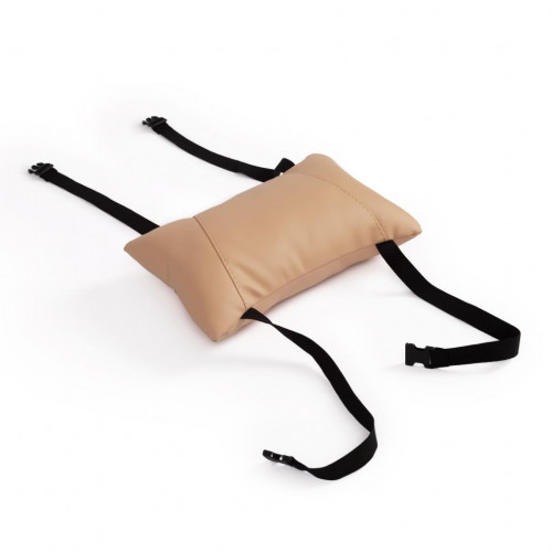 Кресло DRIVER, кож/зам/ткань, бежевый/бронзозый, 36-34/21