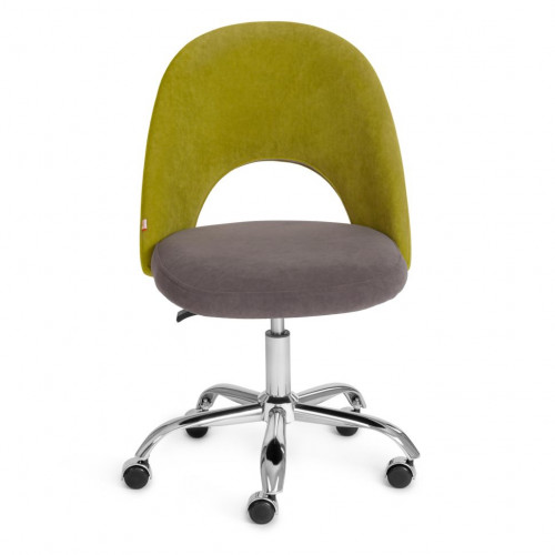 Кресло LATINA, флок , олива/серый, 23/29