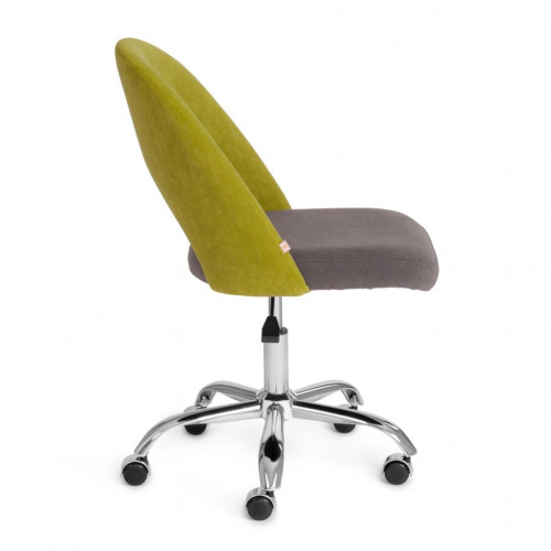 Кресло LATINA, флок , олива/серый, 23/29