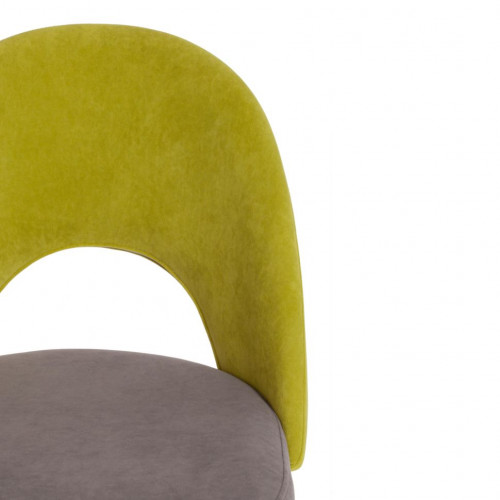 Кресло LATINA, флок , олива/серый, 23/29