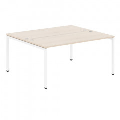 Стол 2-х местный XWST 1614 Бук Тиара/Белый 1600х1406х750 XTEN-S