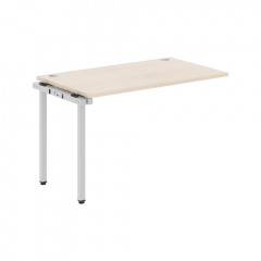 Стол промежуточный XIST 1270 Бук Тиара/Алюминий 1200х700х750 XTEN-S