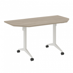 X-Pull Стол складной мобильный X.M-7.T1 Дуб аттик/Белый металл 1440*720*753