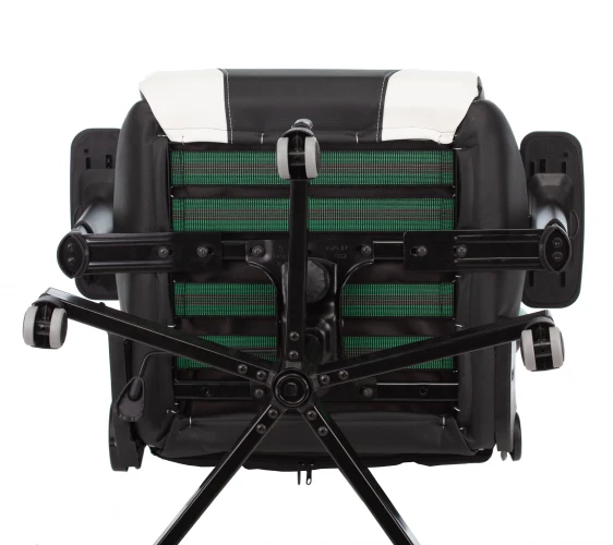 Кресло игровое Zombie VIKING TANK черный/оранжевый/белый эко.кожа с подголов. крестов. металл