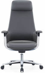 Кресло руководителя Cactus CS-LBK-KYOTO кожа с подголов. крестов. алюминий