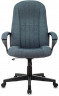 Кресло руководителя Бюрократ T-898 темно-синий 38-416 крестов. пластик