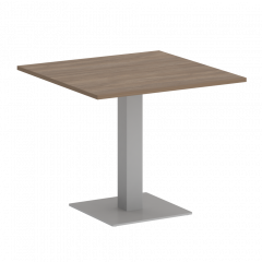 Home Office Стол квадратный VR.SP-5-90.2 Дуб аризона/Серый металл 900*900*753