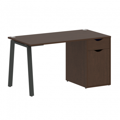 Home Office Стол письменный VR.SP-3-138.1.A Венге/Антрацит металл 1380*720*750