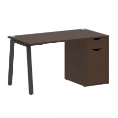 Home Office Стол письменный VR.SP-3-138.1.A Венге/Антрацит металл 1380*720*750