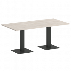 Home Office Стол прямоугольный VR.SP-5-180.2 Денвер светлый/Антрацит металл 1800*900*753