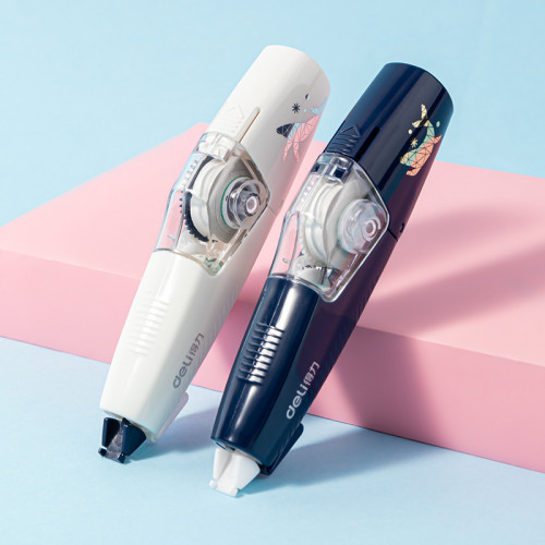 Лента коррект. Deli 71497 6мх5мм ассорти корпус белый блистер