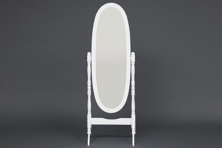Зеркало NY-4001, дерево, 56*50*150 см, white (белый)