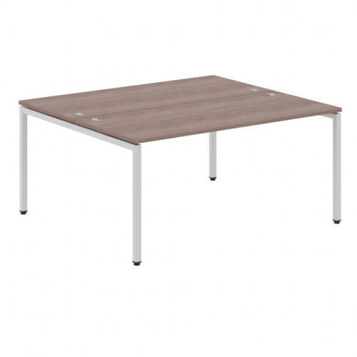 Стол 2-х местный XWST 1614 Дуб Сонома/Алюминий 1600х1406х750 XTEN-S