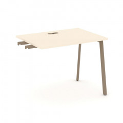 Estetica Стол приставка к опорным тумбам ES.SPR-1-LP Сатин/Латте металл 980*730*750