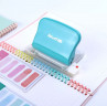 Дырокол Kw-Trio 099H5blue макс.:10лист. металл голубой отв.:10 с линейкой