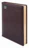 Ежедневник Letts GLOBAL DE-LUXE A5 недатир. натур. кожа белые страницы позолоч. срез бургунди