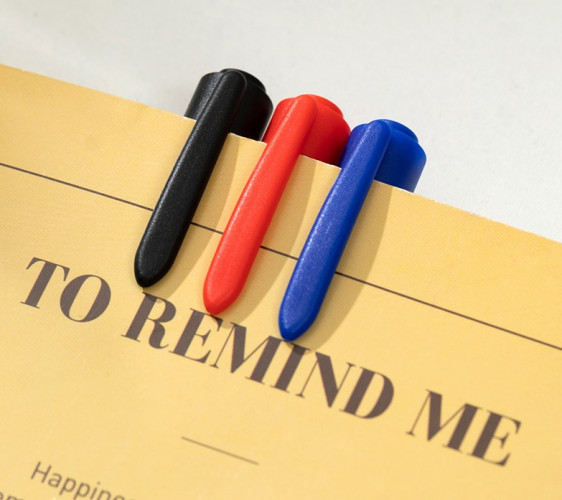 Набор маркеров перманентных Deli EU201-MT Mate круг. двойной пиш. наконечник 0.5-1мм с клипом 3цв. ассорти блистер (3шт.)