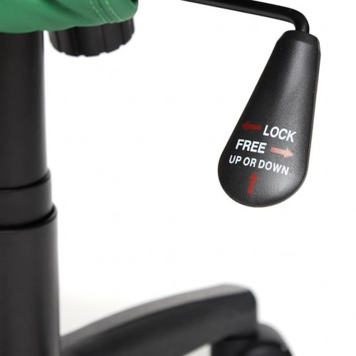 Кресло DRIVER, кож/зам/ткань, зеленый/серый, 36-001/12