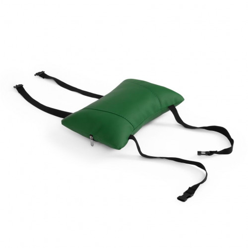 Кресло DRIVER, кож/зам/ткань, зеленый/серый, 36-001/12