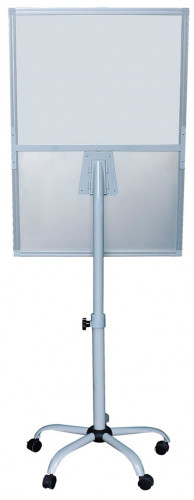 Флипчарт Silwerhof лак 70x100см на роликах белый