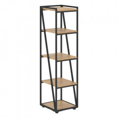 Стеллаж LMMC 40 Дуб Бофорд/Черный 400х430х1517 LOFTIS