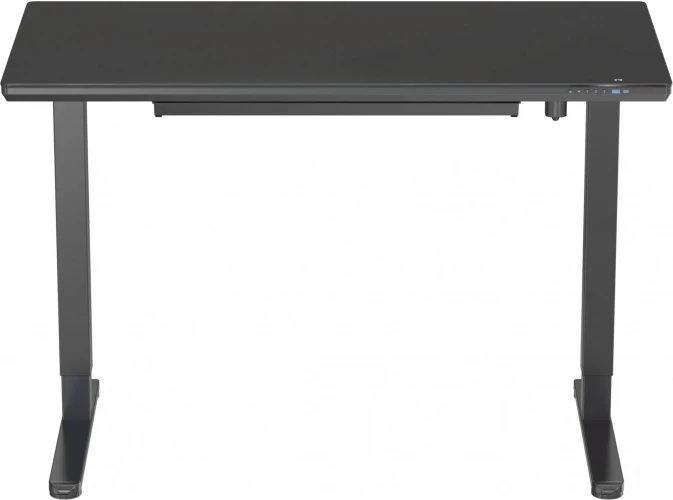 Стол для компьютера Cactus подъёмный столешница стекло черный каркас черный (CS-EGD-BBK)