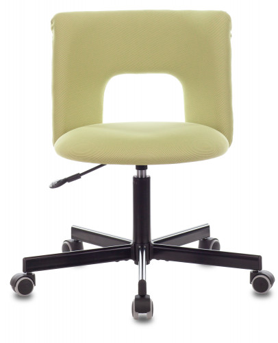 Кресло Бюрократ KF-1M светло-зеленый 26-32 крестов. металл черный