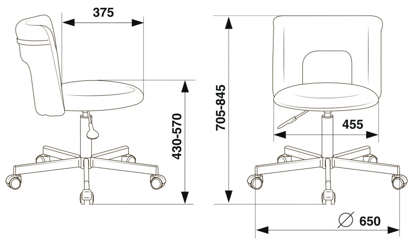 Кресло Бюрократ KF-1M светло-зеленый 26-32 крестов. металл черный