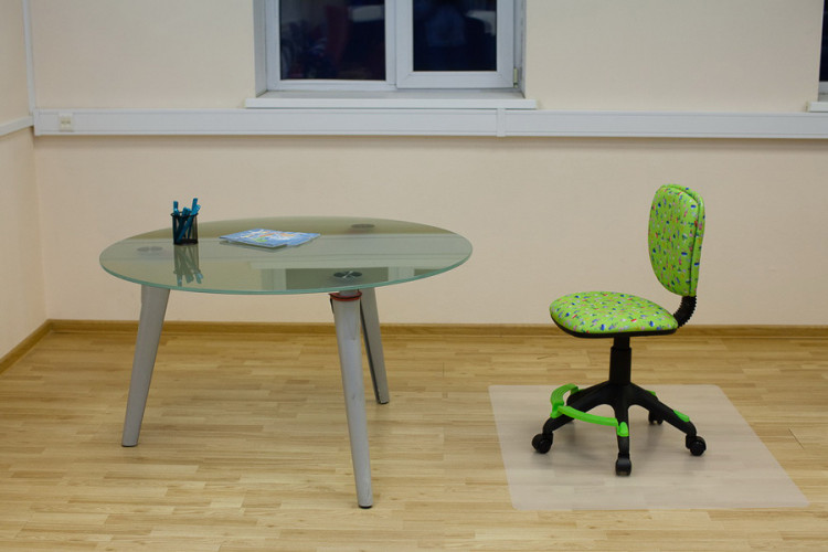 Коврик напольный Бюрократ -1019202 прямоугольный матовый для паркета/ламината полипропилен 120х90см