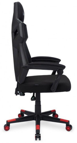 Кресло игровое Оклик 111G черный/красный сиденье черный сетка/ткань с подголов. крестов. пластик черный