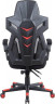 Кресло игровое Оклик 111G черный/красный сиденье черный сетка/ткань с подголов. крестов. пластик черный
