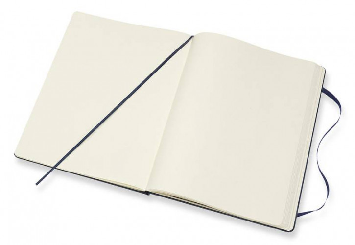 Блокнот Moleskine CLASSIC QP092B20 XLarge 190х250мм 192стр. нелинованный твердая обложка синий