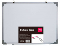 Доска магнитно-маркерная Deli E39037A лак белый 120x180см алюминиевая рама