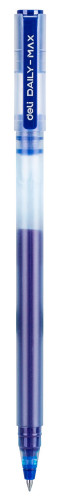 Ручка гелев. Deli Daily Max EG16-BL синий/прозрачный d=0.5мм син. черн.