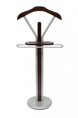 Вешалка CH-4089, дерево/хромированный металл, 48*28*108 см, Орех (Walnut)