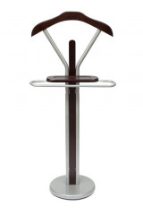 Вешалка CH-4089, дерево/хромированный металл, 48*28*108 см, Орех (Walnut)