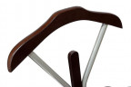 Вешалка CH-4089, дерево/хромированный металл, 48*28*108 см, Орех (Walnut)