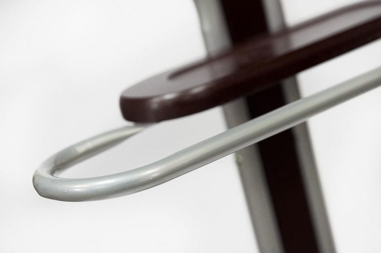 Вешалка CH-4089, дерево/хромированный металл, 48*28*108 см, Орех (Walnut)